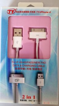 iPhone 4s数据线 万能兼容，4G平板、iPad果断用这款